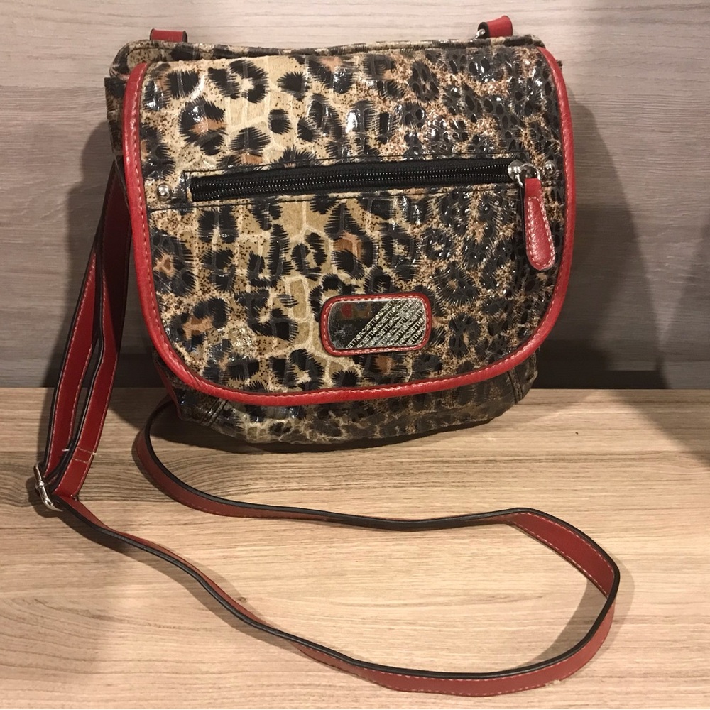 ROSETTI Leopard Print Crossbody Purse  Handbag